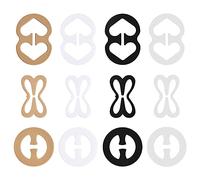 Vesaneae 12pcs Attache Soutien Gorge, Sangle de Soutien-Gorge Antidérapantes, Clips pour Bretelles Soutien Gorge, Accessoires de Soutien-Gorge, Bra Clips pour Toutes Les Tailles de Bonnets