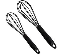 Vesaneae 2 pcs Fouet Cuisine, Fouet en Silicone Cuisine, fouet patisserie silicone, Fouet Ballon, Fouet Cuisine Professionnel, Fouet en silicone de qualité alimentaire pour cuisso brassage et battage