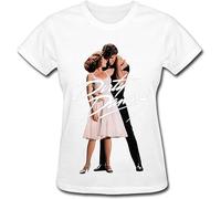 VesFy Passion T-Shirt Blanc Femme T-shirt Size S Manche Courte Col Rond Uni Coton 100% Regular Small