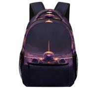 VesFy Sac A Dos Avion cool Cartables Enfants Véhicule Sacs D'école Sac Ecole Sac De Livre Pour Enfants, Garçons Filles Adolescents One Size