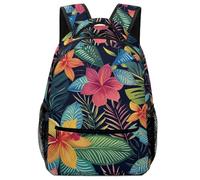 VesFy Sac A Dos Beautiful Fleurs Pour Enfant Cartable Plante Sacs D'école Sac De Voyage Sac De Livre Pour Garçons Et Filles One Size