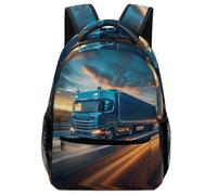 VesFy Sac A Dos Camion Cool Cartable Transport Sac D'éCole Sac Ecole Sac De Livre Pour GarçOns Filles One Size