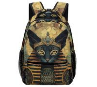 VesFy Sac À Dos Chat éGyptien Pour Enfant Cartable Animal De Compagnie Sac D'éCole Sac Ecole Sac De Livre Pour Enfants Adolescents One Size