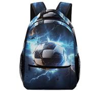 VesFy Sac A Dos Football créatif Cartable Enfant Sport Sac D'ecole Sac Ecole Sac De Livre Pour Garçons Filles One Size