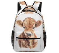 VesFy Sac À Dos Garçons Vache mignonne Cartable Animal Sac D'ecole Sac Ecole Sac Scolaire Pour Garçons Et Filles One Size