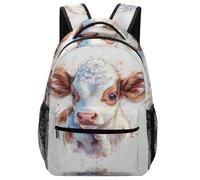 VesFy Sac À Dos Garçons Vache mignonne Cartable Animal Sacs D'école Sac Ecole Sac De Livre Pour Garçons Et Filles One Size