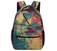 VesFy Sac A Dos HéLicoptèRe De Combat Cartables Enfants VéHicules Sacs D'éCole Sac Ecole Sac Scolaire Pour GarçOns Filles Adolescents One Size