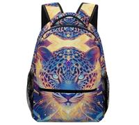 VesFy Sac A Dos Léopard cool Cartable Enfant Animaux Sac D'école Sac Ecole Sac Scolaire Pour Ado Enfant One Size