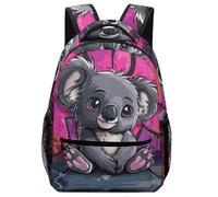 VesFy Sac À Dos Mignon Koala Pour Enfant Cartable Animaux Sac D'école Sac Ecole Sac De Livre Pour Enfants Adolescents One Size