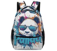 VesFy Sac A Dos Panda artistique Cartable Enfant Animal Sac D'école Sac Ecole Sac Scolaire Pour Ado Enfant One Size