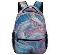 VesFy Sac A Dos Pour Garçon Art Dragon Cartable Mythical Animaux Sac D'école Sac De Voyage Sac Scolaire Pour Enfants, Garçons Filles Adolescents One Size