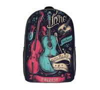 VesFy Sac A Dos Pour Garçon Art Guitare Pour Enfant Cartable Instruments de musique Sac D'ecole Sac Ecole Sac De Livre Scolaire Maternelle Cartable Fille Primaire Garçons 17inch