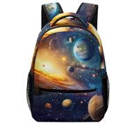 VesFy Sac A Dos Pour Garçon Bel Univers Cartable Enfant Planètes Sacs D'école Sac Ecole Sac Scolaire Pour Garçons Filles Adolescents One Size