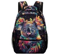 VesFy Sac A Dos Pour Garçon Koala artistique Cartable Animaux Sacs D'école Sac Ecole Sac Scolaire Pour Enfants, Garçons Filles Adolescents One Size