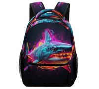 VesFy Sac A Dos Pour Garçon Requin créatif Cartable Enfant Ocean Animaux Sac D'école Sac Ecole Sac De Livre Filles Garçons One Size