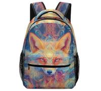 VesFy Sac A Dos Renard magique Cartables Enfants Animaux Sacs D'école Sac Ecole Sac Scolaire Pour Garçons Filles Adolescents One Size