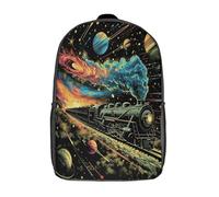 VesFy Sac A Dos Train rétro Cartables Enfants Véhicule Sacs D'école Sac Ecole Sac Scolaire Pour Des Garçons Filles Enfants 17inch