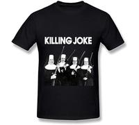 VesFy T Shirt for Men Killing Joke Tour Poster Black Size L