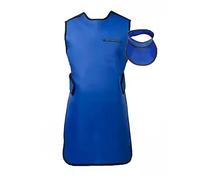 VesFy Tablier en Plomb Tablier De Protection Contre Les Rayons X Avec Collier Thyroïdien Pour Adultes, Tablier De Radioprotection Pour Hôpitaux Dentaires/animaux De Compagnie(0.35mmPb,100x60cm)