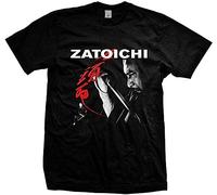 VesFy Zatoichi The Blind Swordsman Shintaro Katsu Samurai Mens T-Shirt Size XXL