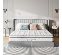 Vesgantti Boxtop Matelas 140x200cm - Épaisseur 26cm -Classique Matelas de Lit d'Adulte - Ressorts Ensachés Indépendant en Mousse à Mémoire de Forme- Multicouches Extra Confort 7 Zones