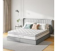 Vesgantti Boxtop Matelas 80x200cm - Épaisseur 26cm -Classique Matelas de Lit d'Adulte - Ressorts Ensachés Indépendant en Mousse à Mémoire de Forme- Multicouches Extra Confort 7 Zones