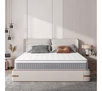 Vesgantti Matelas 120x190cm, Épaisseur 25cm, Matelas à Ressorts Ensachés en Mousse Mémoire de Forme, 7 Zones de Confort, Ferme Moyenne, Orthopédique, Oeko-Tex (H3, Box-Top Nova Fashion)