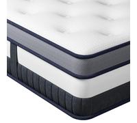 Vesgantti Matelas 180x200cm, 30cm Épaisseur, Matelas à Ressorts Ensachés Indépendant, Multicouches Extra Confort 9 Zones, Ferme Moyenne, Orthopédique, Oeko-Tex (H3, Box-Top Nova Luxe)