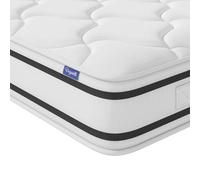 Vesgantti Matelas 80x200cm, 20cm Épaisseur, Matelas à Ressorts ensachés Indépendant, Confort 7 Zones de dureté H4, en Mousse à Froid, Oeko-tex
