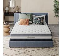 Vesgantti Matelas 90x200cm, 30cm Épaisseur, Matelas à Ressorts Ensachés Indépendant, Multicouches Extra Confort 7 Zones, Ferme Moyenne, Orthopédique, Oeko-Tex (H3, Box-Top Nova Luxe)