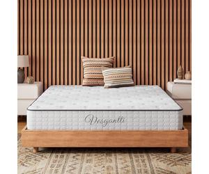 Vesgantti Matelas Nova Rêve 140x200cm, Épaisseur 24cm, Ressorts Ensachés et Mousse Mémoire de Forme, Tight Top, Matelas Roulé et Compressé, Oeko-TEX