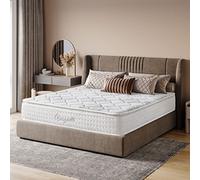 Vesgantti Pillowtop Matelas 140x190-Épaisseur 26cm-Superieur Matelas de Lit d'Adulte et d'enfant-Matelas à Ressorts ensachés-7 Zones de Confort Mousse Mémoire Adaptative