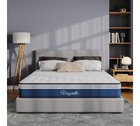 Vesgantti Tight Top Matelas 140x200cm, Épaisseur 22cm, Vague Matelas à Ressorts Ensachés 7 Zones Premium,Mousse A Mémoire Technologie Multi-Densité et Ressorts ensachés, Ergonomique Hypoallergénique