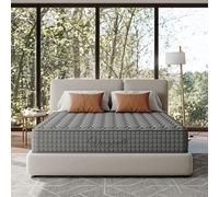 Vesgantti Tight Top Matelas Gris 120x190cm,Épaisseur 25cm,Original Matelas,Technologie Hybrid,Ressorts Ensachés Indépendant en Mousse à Mémoire de Forme,Multicouches Extra Confort 7 Zones,Oeko-tex