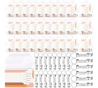 Vesici Lot de 30 décapsuleurs avec verset de la Bible - Porte-clés inspirant - Avec cartes d'Écriture et sac - Décapsuleur chrétien - Cadeau religieux pour enseignant à l'église du dimanche - Argenté