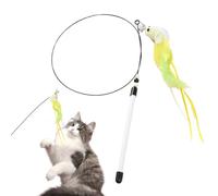 Vesidoloy Baguettes pour chat - Jeu interactif réaliste de 80 cm - Jouet d'exercice amusant | pour l'exercice, le jeu, l'enrichissement de routine en intérieur, le collage quotidien, la relaxation à