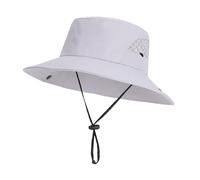 Vesidoloy Chapeaux de Pêche,Chapeau de Pêche UPF50+ Anti-UV | Protection Solaire Pliable Type Seau avec Cordon Élastique pour Voyage Randonnée Camping Plage Travail Baseball