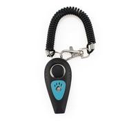 Vesidoloy Clicker de dressage pour chien - Clicker et sifflet de dressage 2 en 1, sifflet professionnel réactif pour chien avec dragonne, dispositif de rappel silencieux pour correction du