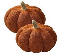 Vesidoloy Housses de Coussins - 2 Coussins Décoratifs d'halloween | Décoration de Maison en Tissu Doux 3D pour Canapé Chambre Salon Cuisine Porche Thanksgiving