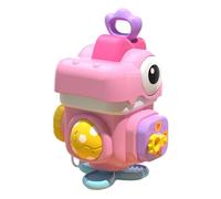 Vesidoloy Jouets De Dinosaures - Cube d'Activités Voyage Anti-Ennui | Cube Sensoriel Stimulant La Coordination Main-Œil pour D'Âge Préscolaire Jeu Maison Voyage École Temps De Jeu