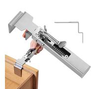 Vesidoloy Outils de menuiserie pour gabarit de tiroir, clips de fixation de tiroir | Pince fixe pour installation de à une touche | Pinces de fixation d'installation de, pour montage sur
