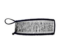 Vesidoloy Pince banane, pince vintage pour queue de cheval, pince plate pour femmes, peigne torsadé français pour jeunes, personnes âgées