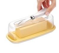 Vesidoloy Plat À Beurre | Conservateur Hermétique Avec Couteau - Contenant Pour Beurre - Pour Réfrigérateur, Cuisine, Plan de Travail, Table, Service, Maison, Cuisson, Pâtisserie, Fromage