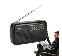 Vesidoloy Radio de Poche,Poste Radio Portable Compact - Haut-Parleur sans Fil sur Piles avec Aiguille pour Maison Sport Voyage Camping Randonnée Extérieur et Road Trip