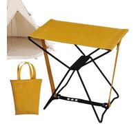 Vesidoloy Tabouret Portable - Petit Siège Léger et Robuste | Tabourets Pliants Portables pour Adultes | pour Camping Randonnée Pêche Pique-Nique Voyage Plage Piscine Événements Sportifs