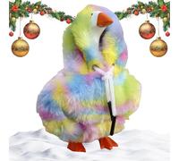 Vesidoloy Vêtements de canard de bureau | Nappe de table colorée de 17,8 cm pour table, maison, Halloween, bureau, décoration de Noël, automne, Thanksgiving