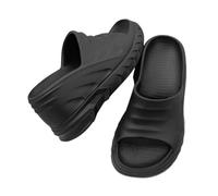 Veslyn Chaussons Chaussures De Plage Plateforme Mode Femmes, Tongs À Coin Haut avec Style Semelle Gros pour Les Sorties D'été Et Vacances