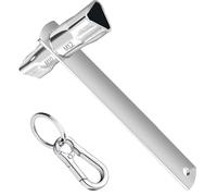 VESMEN Clé Triangle Universelle Cle Boite Lettre Universelle Cle Triangle Poubelle M12/M10 Tournevis TriangleAcier Galvanisé, 15cm, pour Sécurité, Pompiers, Concierges