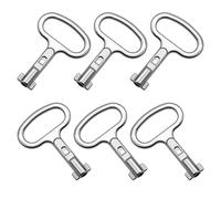 VESMEN Lot de 6 clés universelles en alliage d'aluminium haute résistance, boîte de compteur de gaz, armoire de distribution, pour armoires Rittal PS