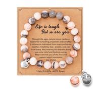Vesmiga Bracelet anti-anxiété pour femmes adolescentes - Inspiration/rétablissement bientôt/examens de bonne chance/pensée à vous/cadeau de deuil, cadeau de cancer/chimiothérapie/chirurgie de